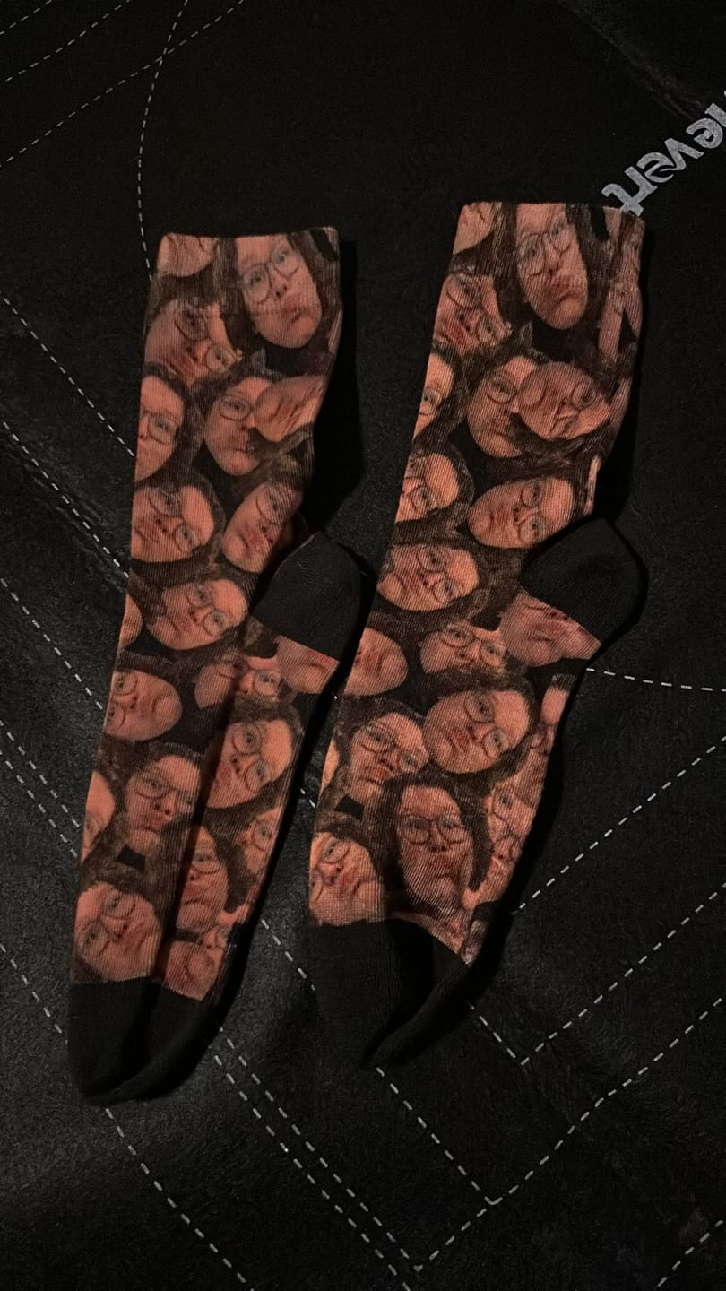 Customer photo review of Deine Socken - Personalisierte Socken mit Foto-Upload