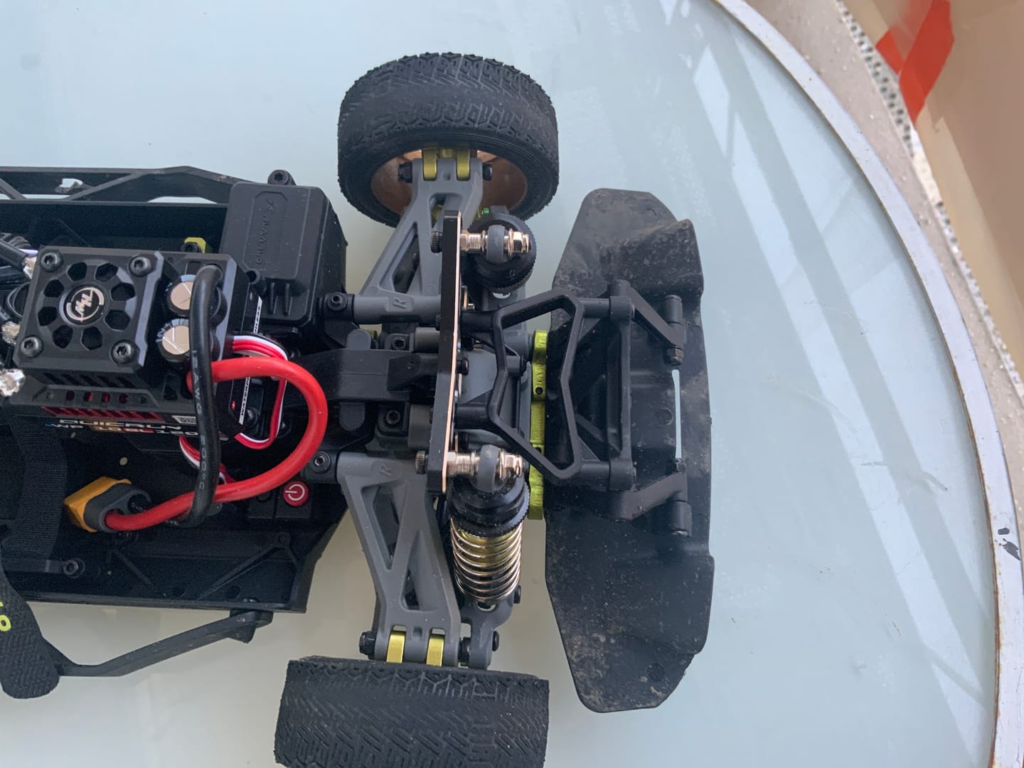 Customer photo review of Aluminum Rear Steering Hub For 1/10 RC Rally Car