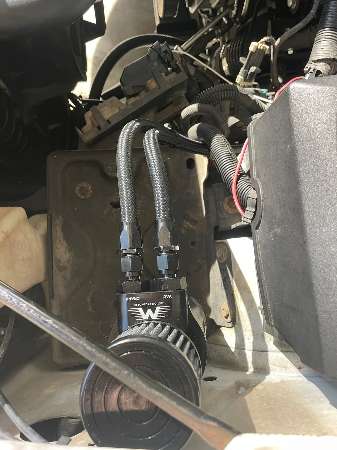 Customer photo review of Active 2 Stage Oil Separator / Oil Catch Can