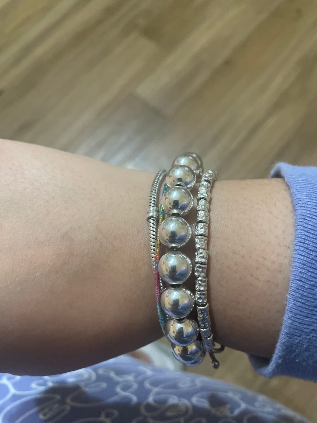 Customer photo review of Bracciale Sfere Maxi