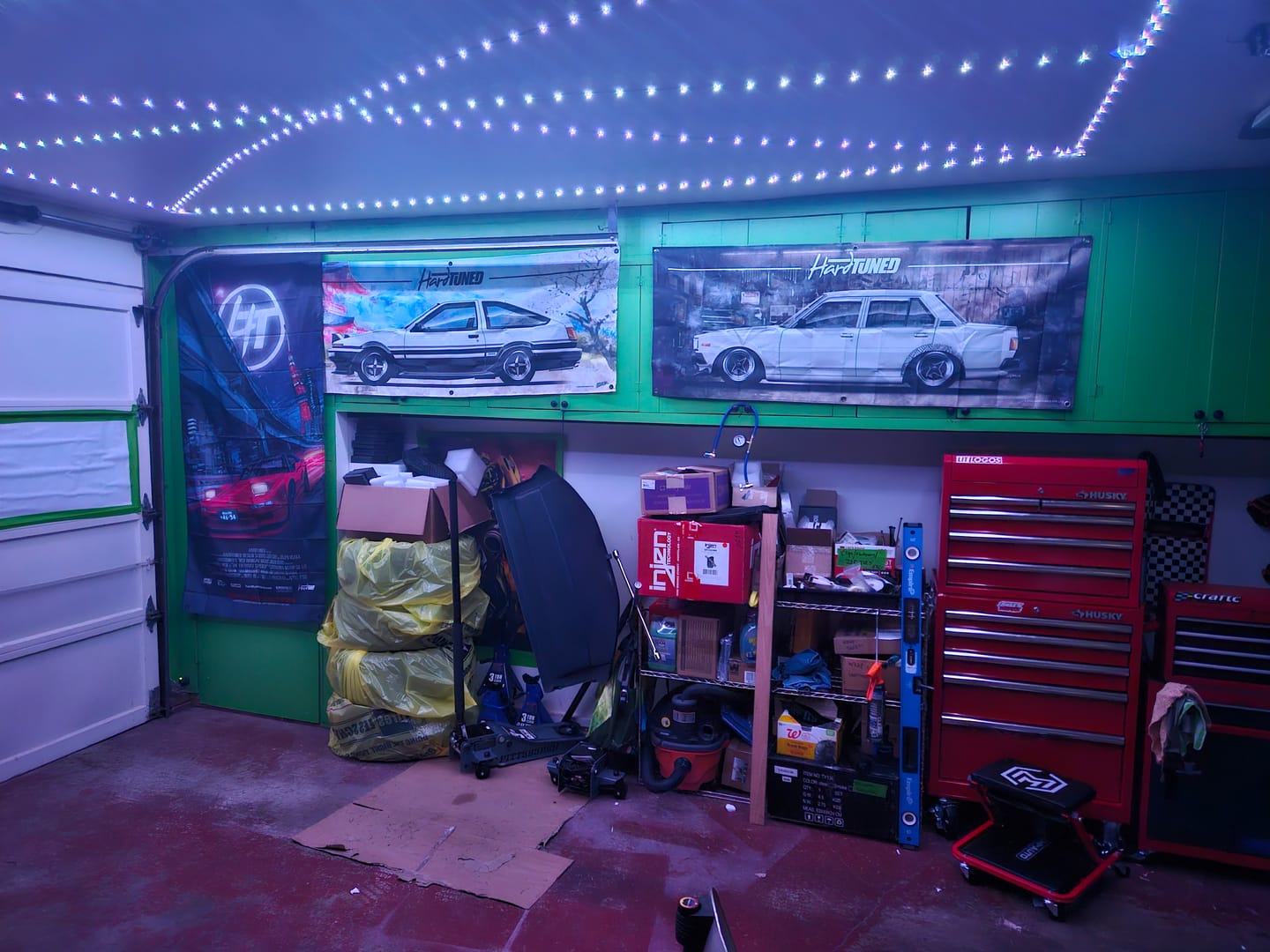 Customer photo review of Toyota Corolla KE70 Garage Flag