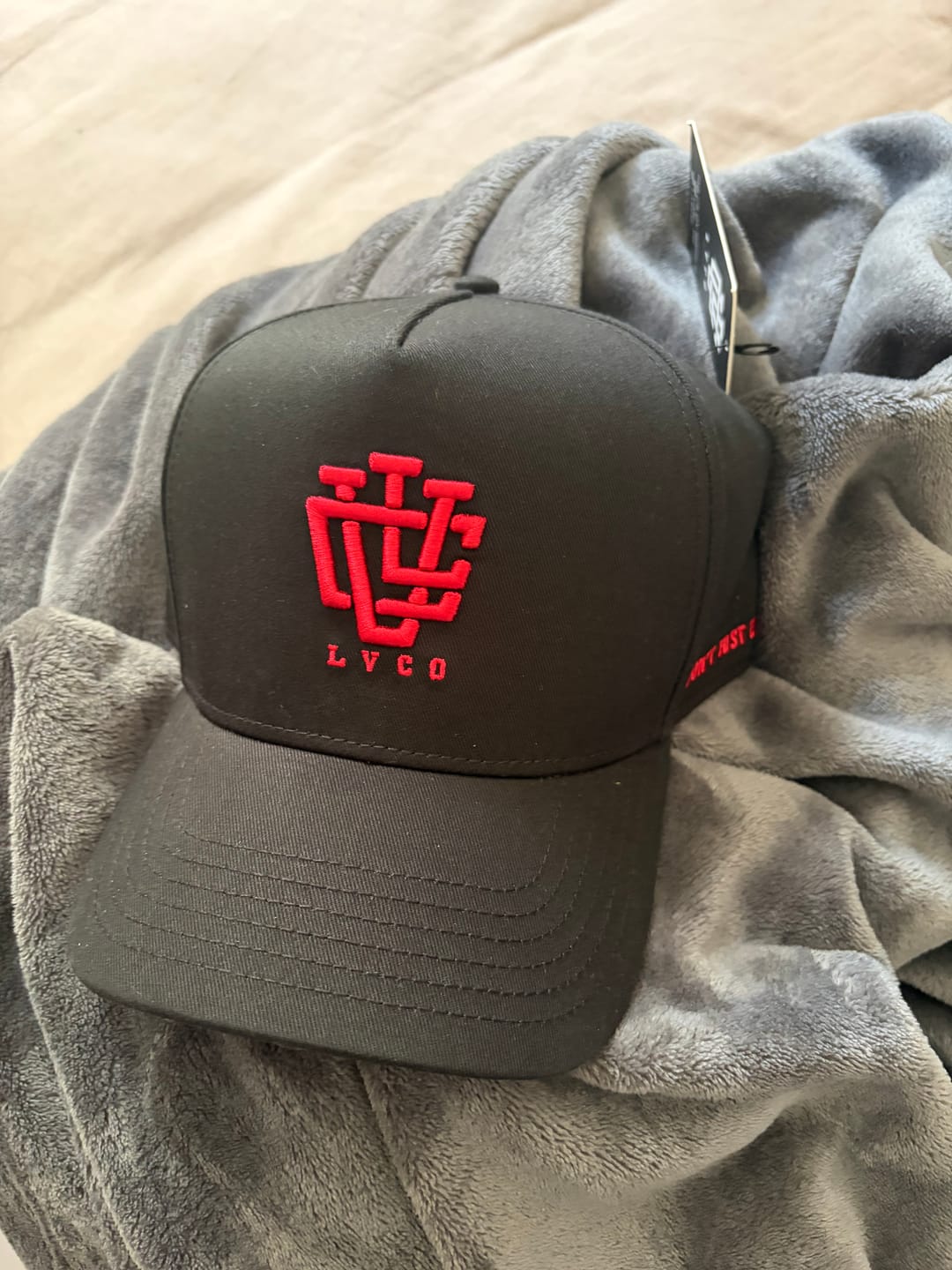 Customer photo review of LVCO Black Flame A-Frame Snapback