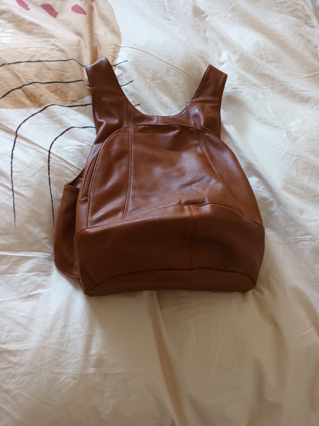 Customer photo review of Le sac à dos Vegan Original - Ergonomique et Antivol.