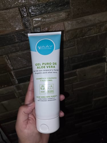 Customer photo review of Gel de Aloe Vera | + 7 propiedades | 99% puro