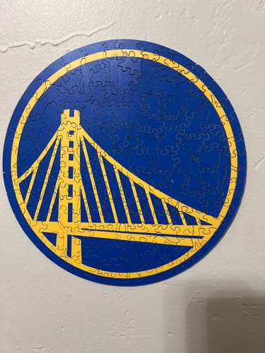 Customer photo review of Golden State Warriors™ - Wooden Puzzle