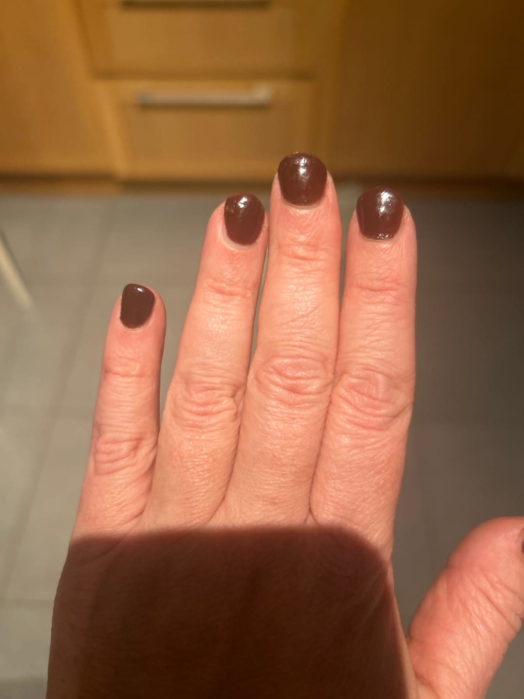 Customer photo review of Rogue Red Dipping Powder