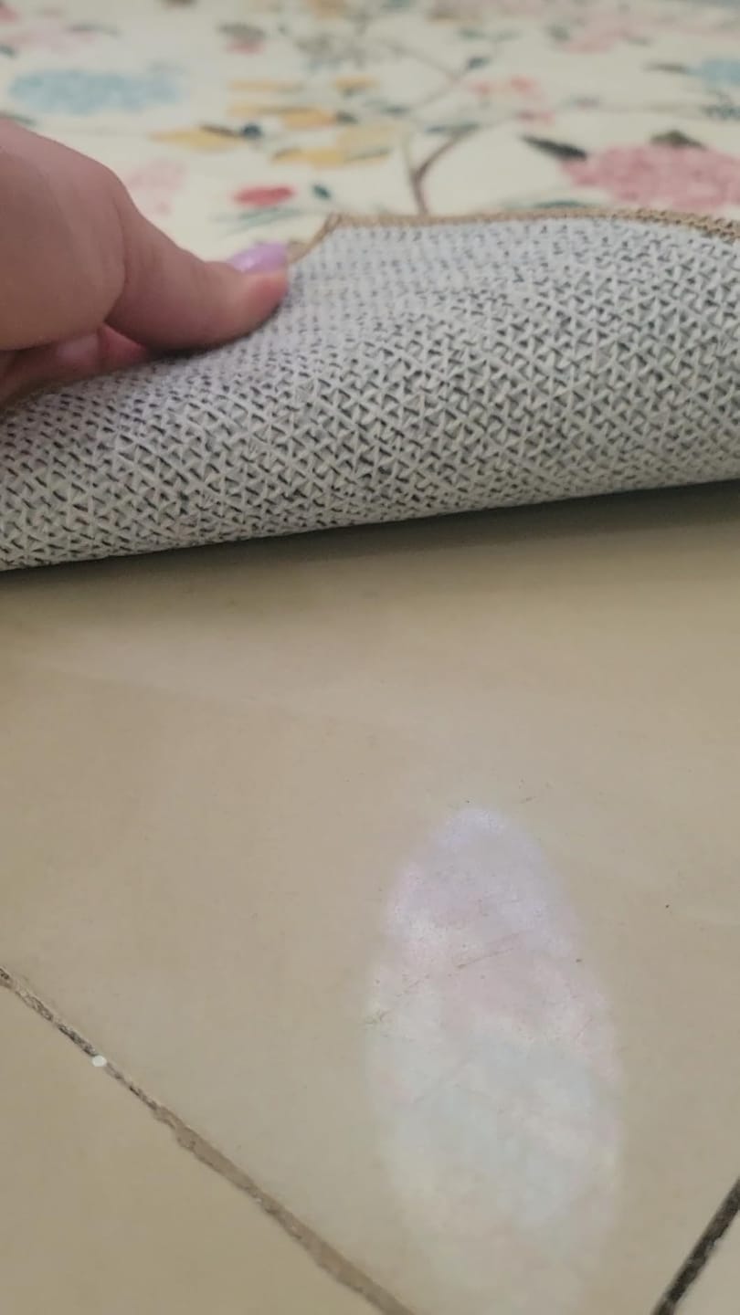 Customer photo review of Floral Vine Rug
