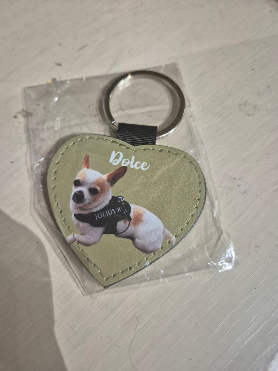 Customer photo review of Portrait d'animal - Porte-clés personnalisé