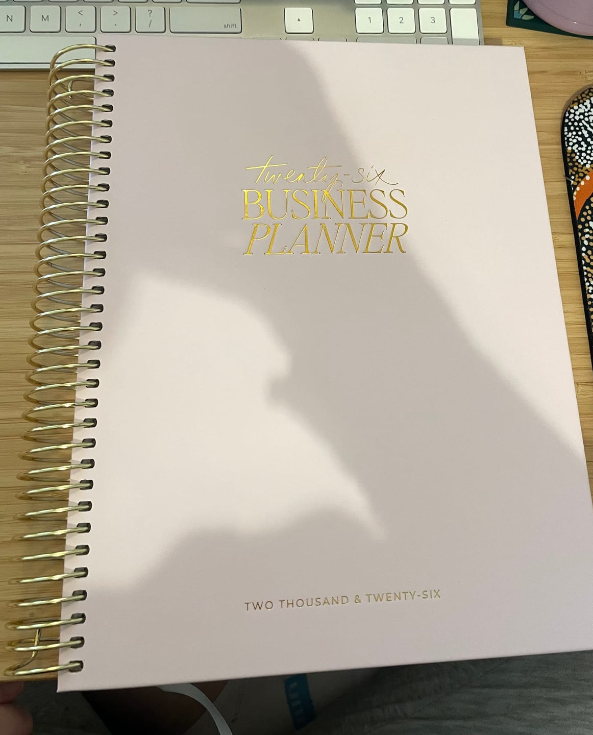 Customer photo review of 2026 Business Planner - Blush