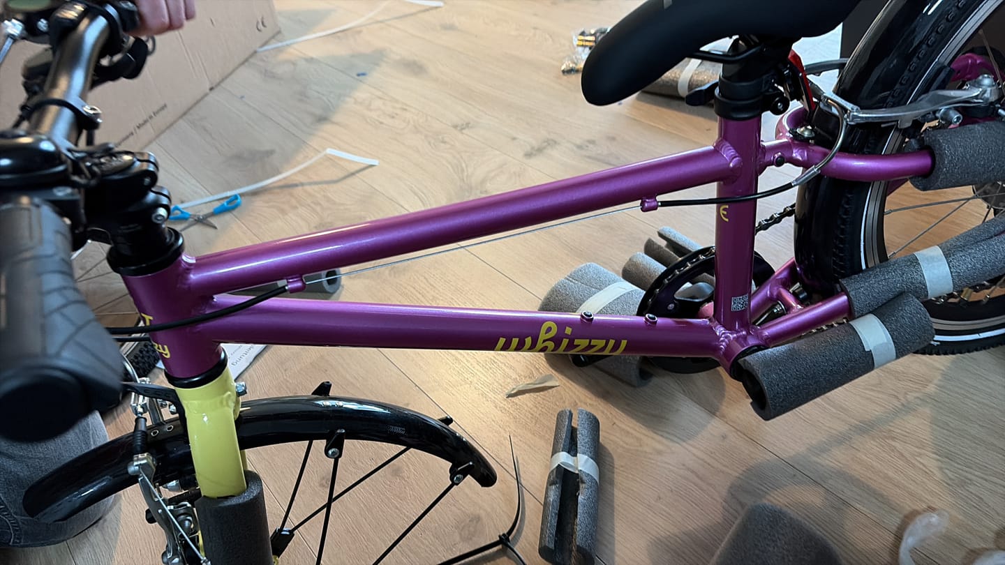 Customer photo review of whizzy Kids XMAS Bike | WildCruiser 20'' Fahrrad Leichtgewicht