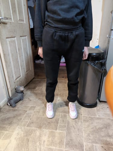 Customer photo review of "Squiddy" Classic Kids Sweatpants