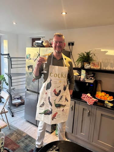 Customer photo review of Cocks Apron