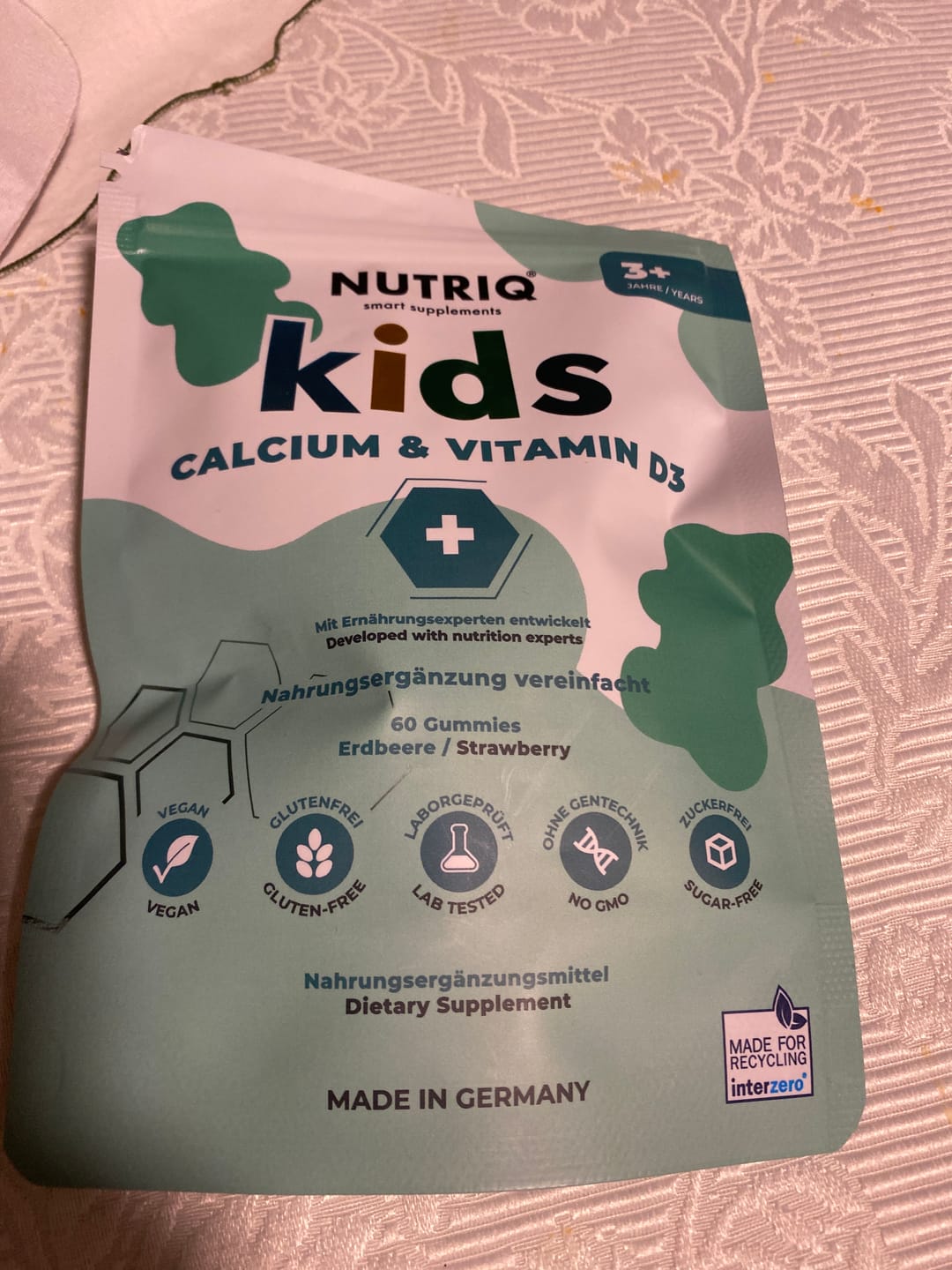 Customer photo review of Kids Calcium & Vitamin D3