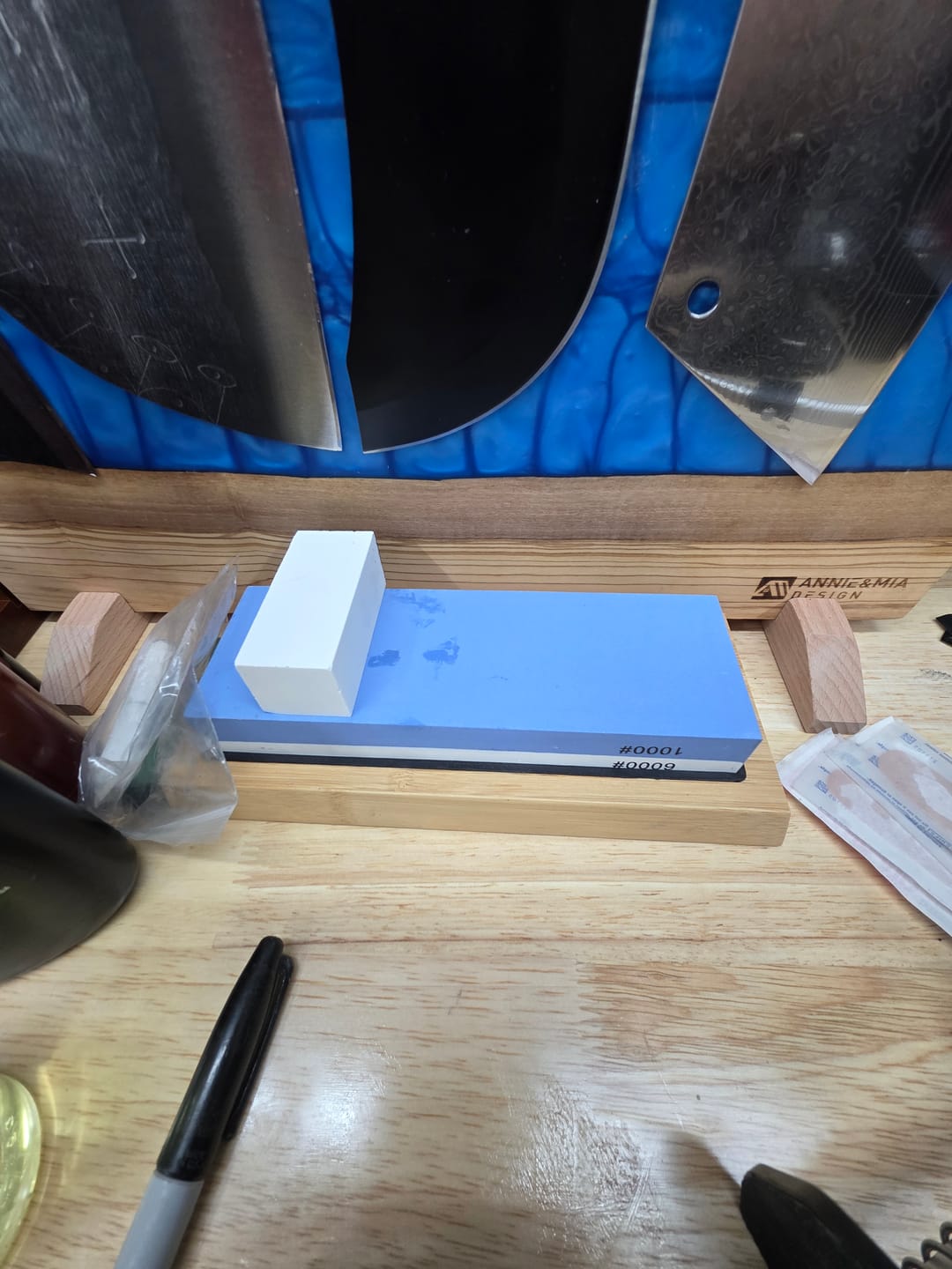 Customer photo review of Caveman Sharpning Kit
