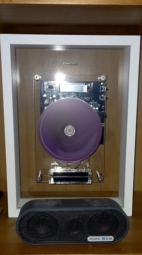Customer photo review of M1 Music Frame CD Player
