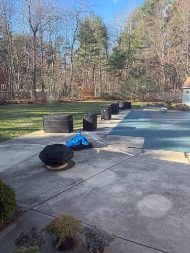 Customer photo review of Winter Covers for Raised Garden Beds