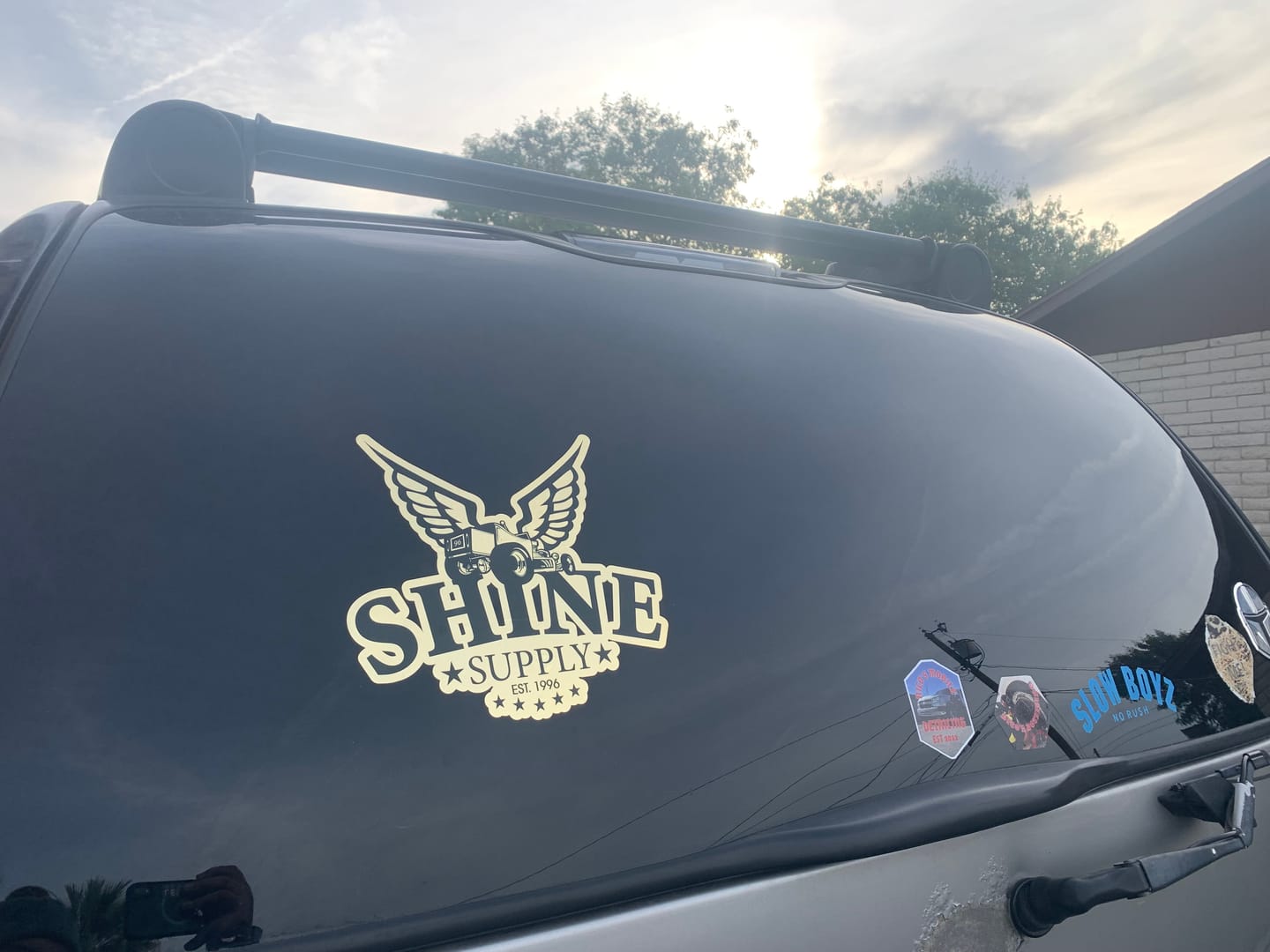 Customer photo review of Shine Supply Decal - Gold