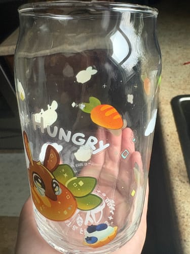 Customer photo review of Snoo Glass Cup