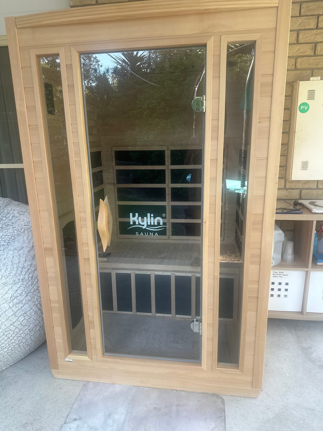 Customer photo review of Kylin Full Spectrum Low EMF Carbon Far Infrared Sauna 2 people - K8200 FS
