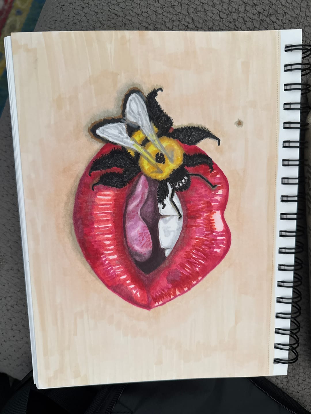 Customer photo review of Ohuhu Spiral-Bound Marker Pad for Alcohol Markers