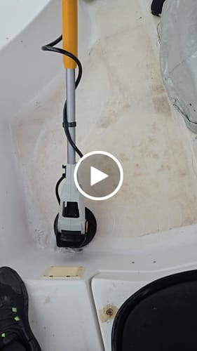 Customer video review of 18V Twin Brush Cordless Brushless Power Scrubber