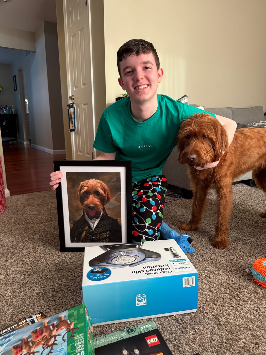 Customer photo review of The Prince Custom Pet Portrait