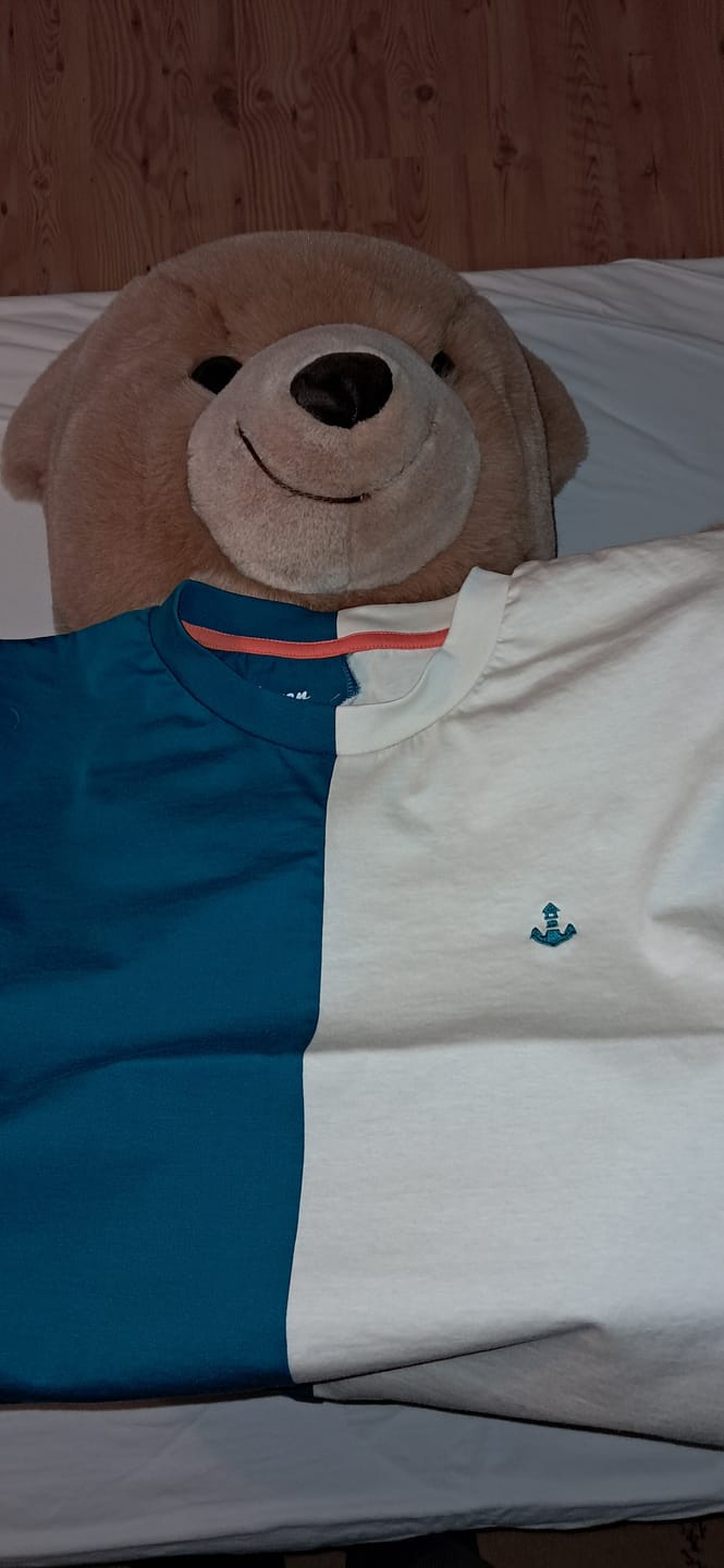 Customer photo review of Mooinzen Multicolor · Unisex Signature Bio T-Shirt (mercerisiert)