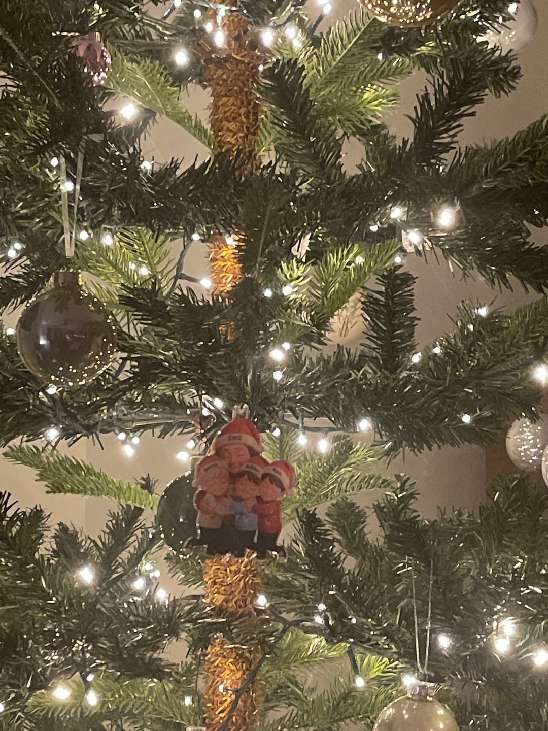 Customer photo review of Grandma Hugging Grandkids - Personalized Acrylic Ornament - Heartwarming Christmas Gift for Grandma, Grandkids