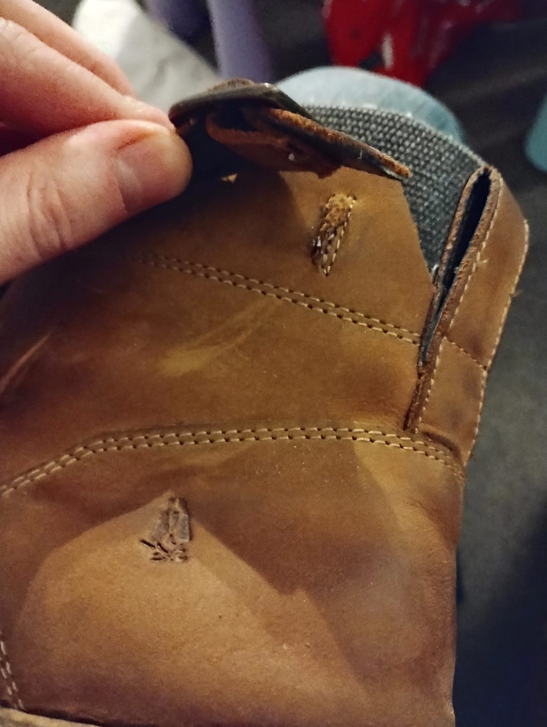 Customer photo review of Tan Jordan Buckle Boots