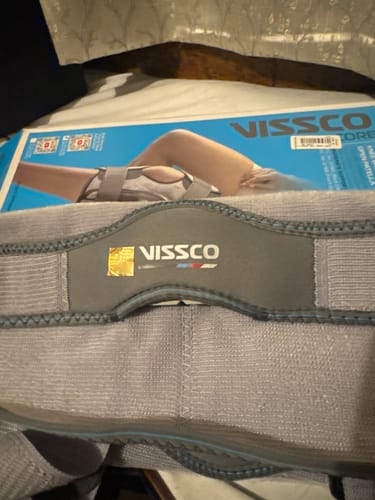 Customer photo review of Neoprene Hinged Patella Knee Brace | Provides moderate support & stability to the Knee - (CLOSED TYPE) - Grey (Single Piece)