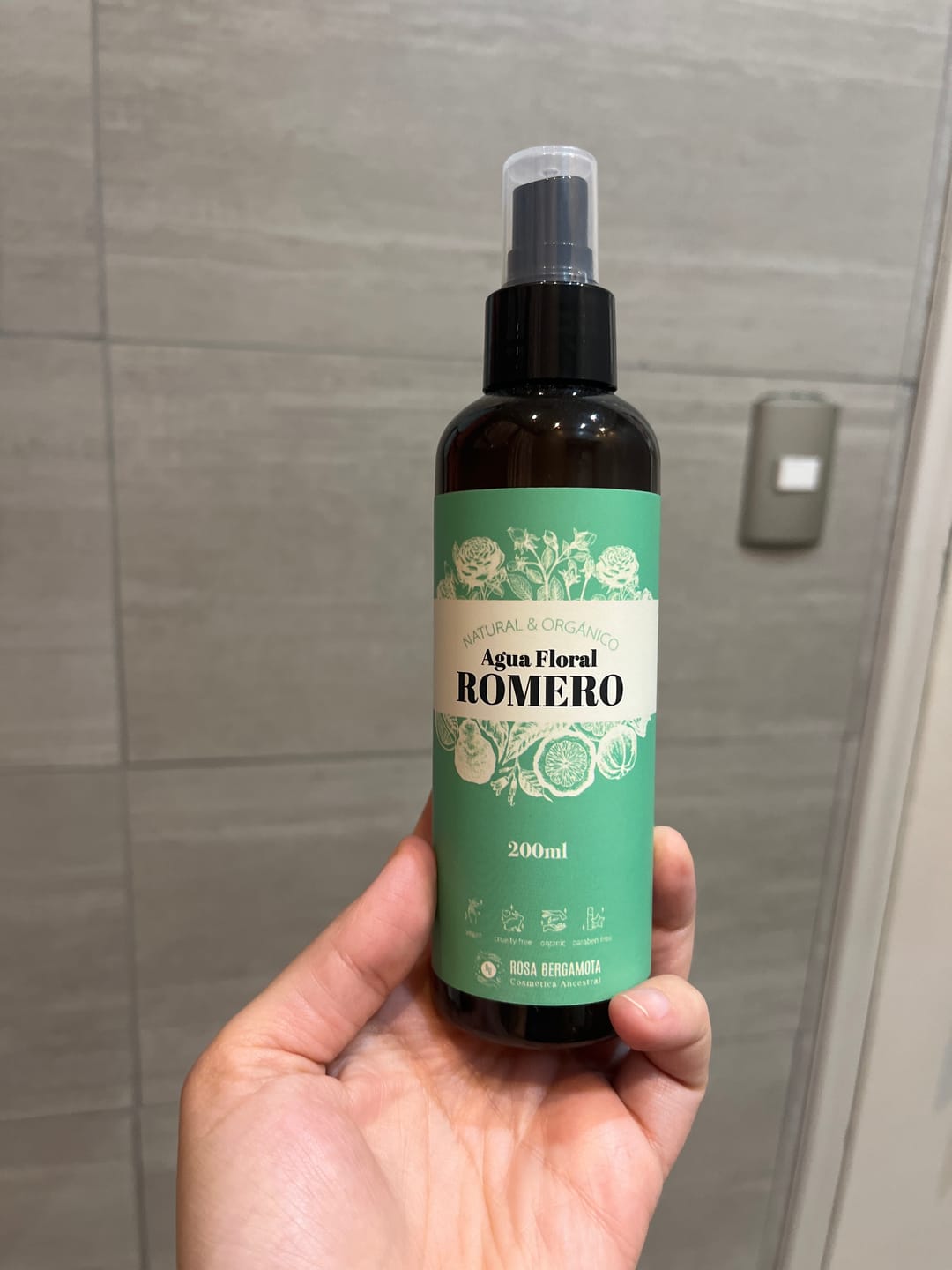 Customer photo review of Agua de Romero 200ml