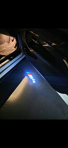 Customer photo review of BMW F SERIES DOOR LIGHTS