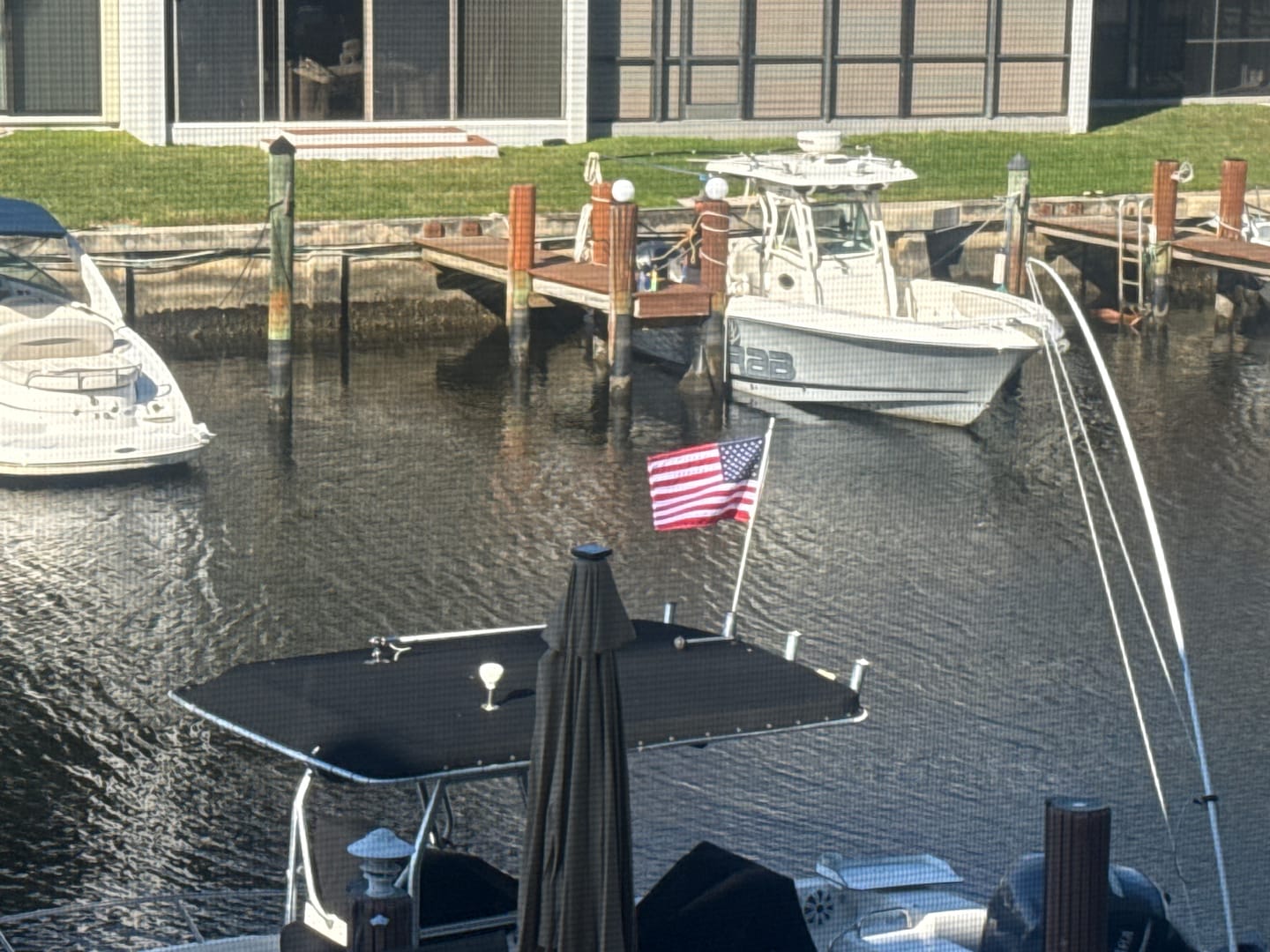 Customer photo review of 16" x 24" Boat Flag Set