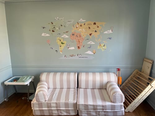 Customer photo review of World Map with Capitals