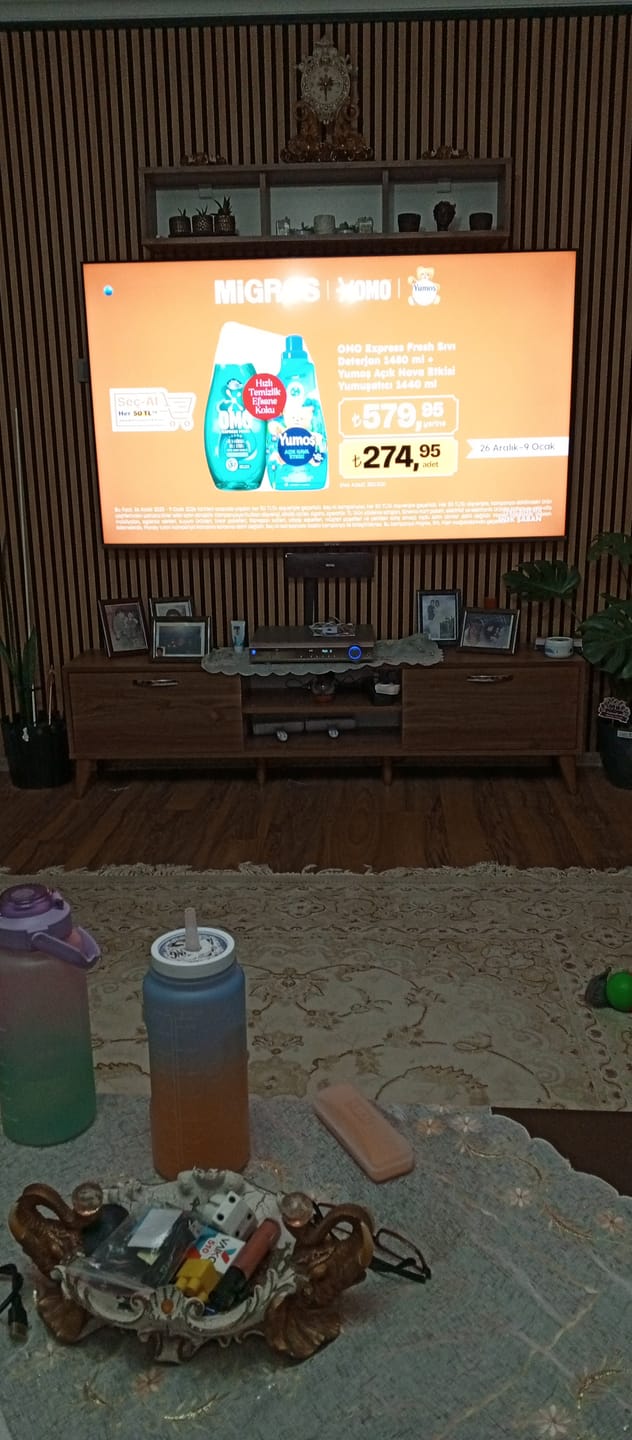 Customer photo review of Rani A9 Tv Ünitesi Modern Ayaklı Tv Sehpası 180 cm Minyatür Ceviz