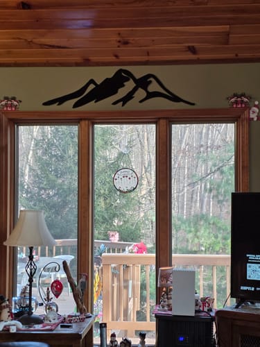 Customer photo review of Great Smoky Mountains - Metal Wall Art