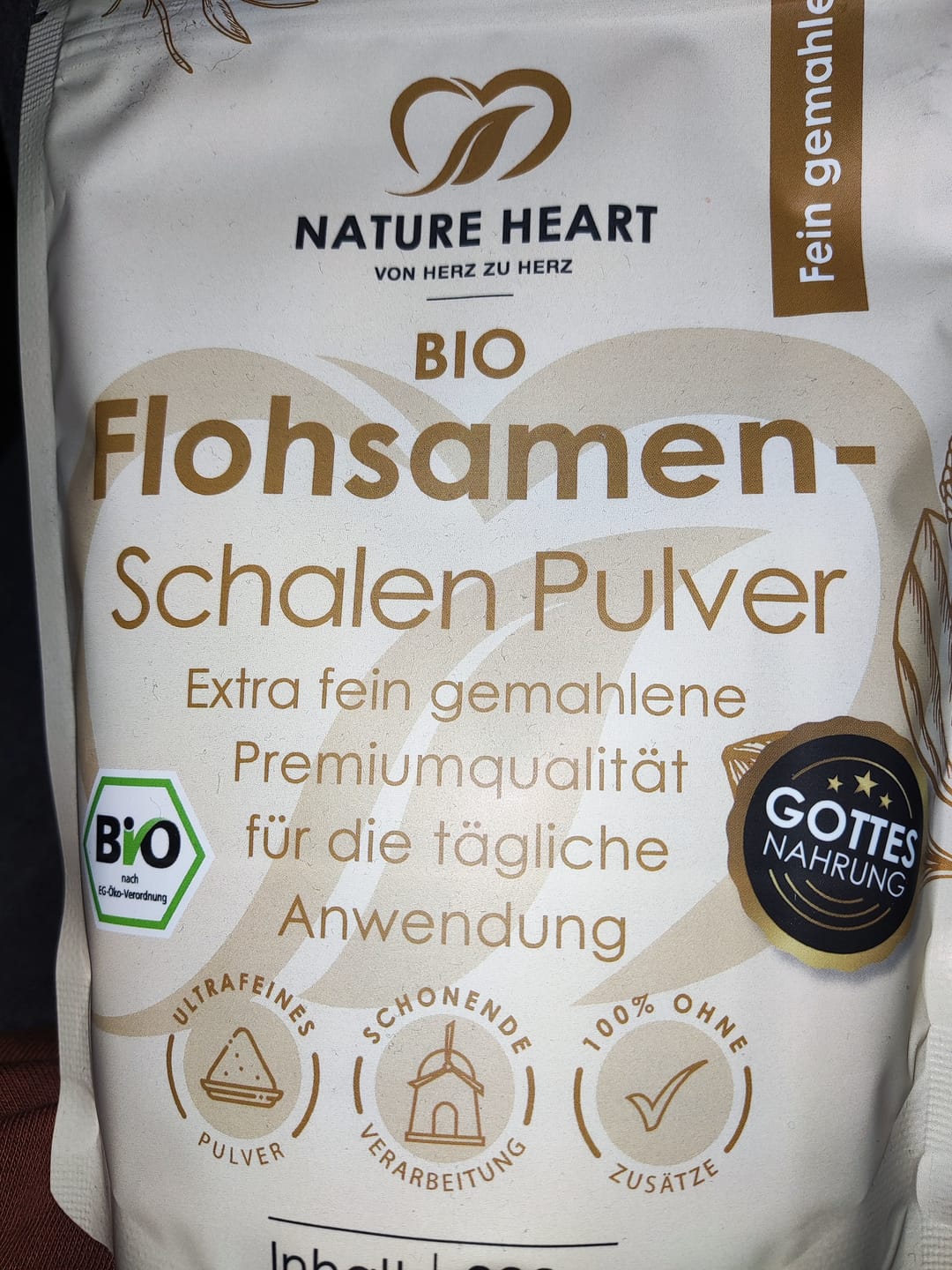 Customer photo review of Flohsamenschalen BIO