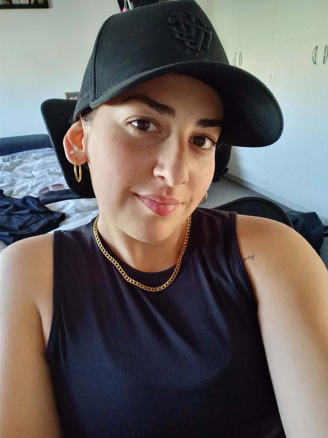 Customer photo review of LVCO "Blk on Blk" A-Frame Snapback