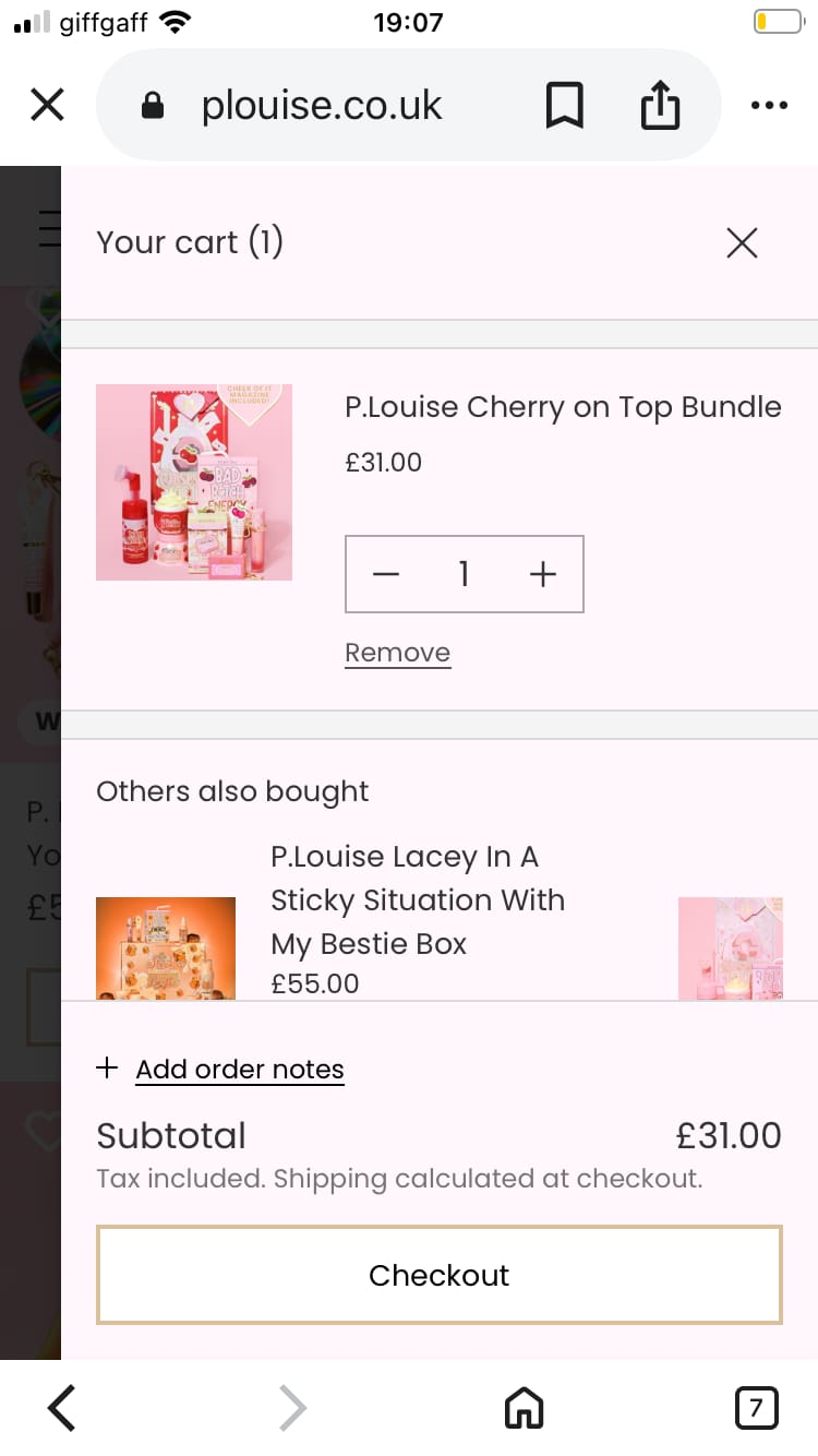 Customer photo review of P.Louise Cherry on Top Bundle