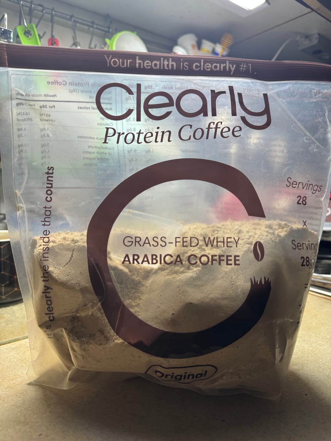 Customer photo review of Protein Iced Coffee