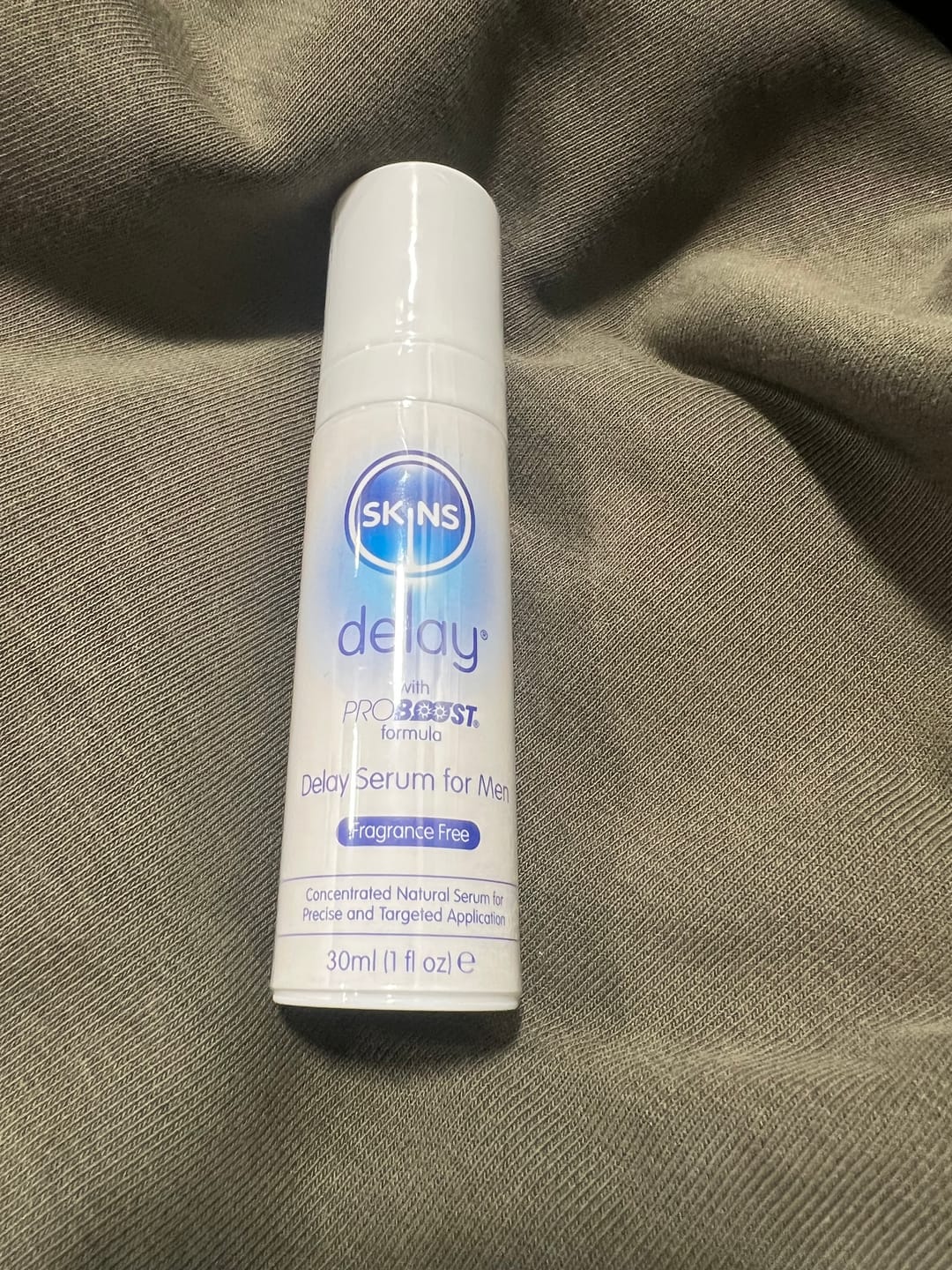Customer photo review of Natural Delay Serum For Men