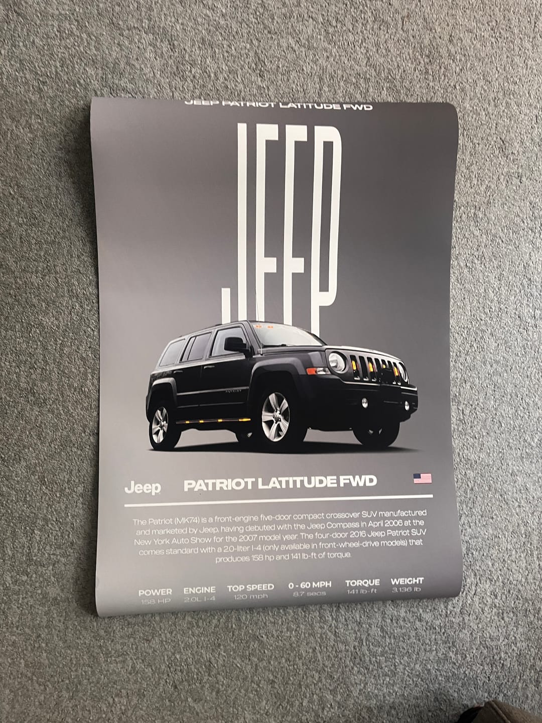 Customer photo review of Modern Custom Car Poster – Artist Handmade