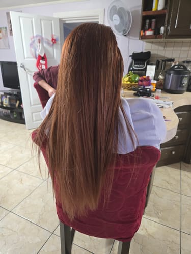 Customer photo review of VIRAL "EXTREME STRENGTH" Hair Growth Serum