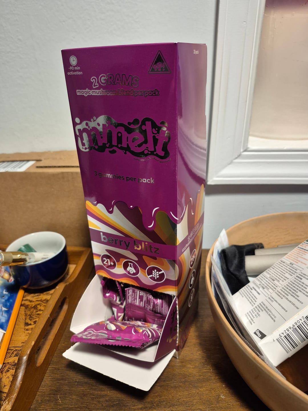 Customer photo review of Mushroom Gummies