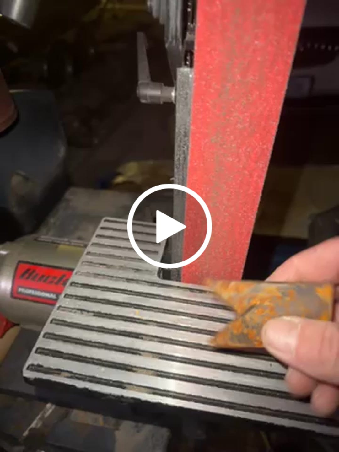 Customer video review of 2" x 42" Sanding Belts for Stock Removal, 3 PACK