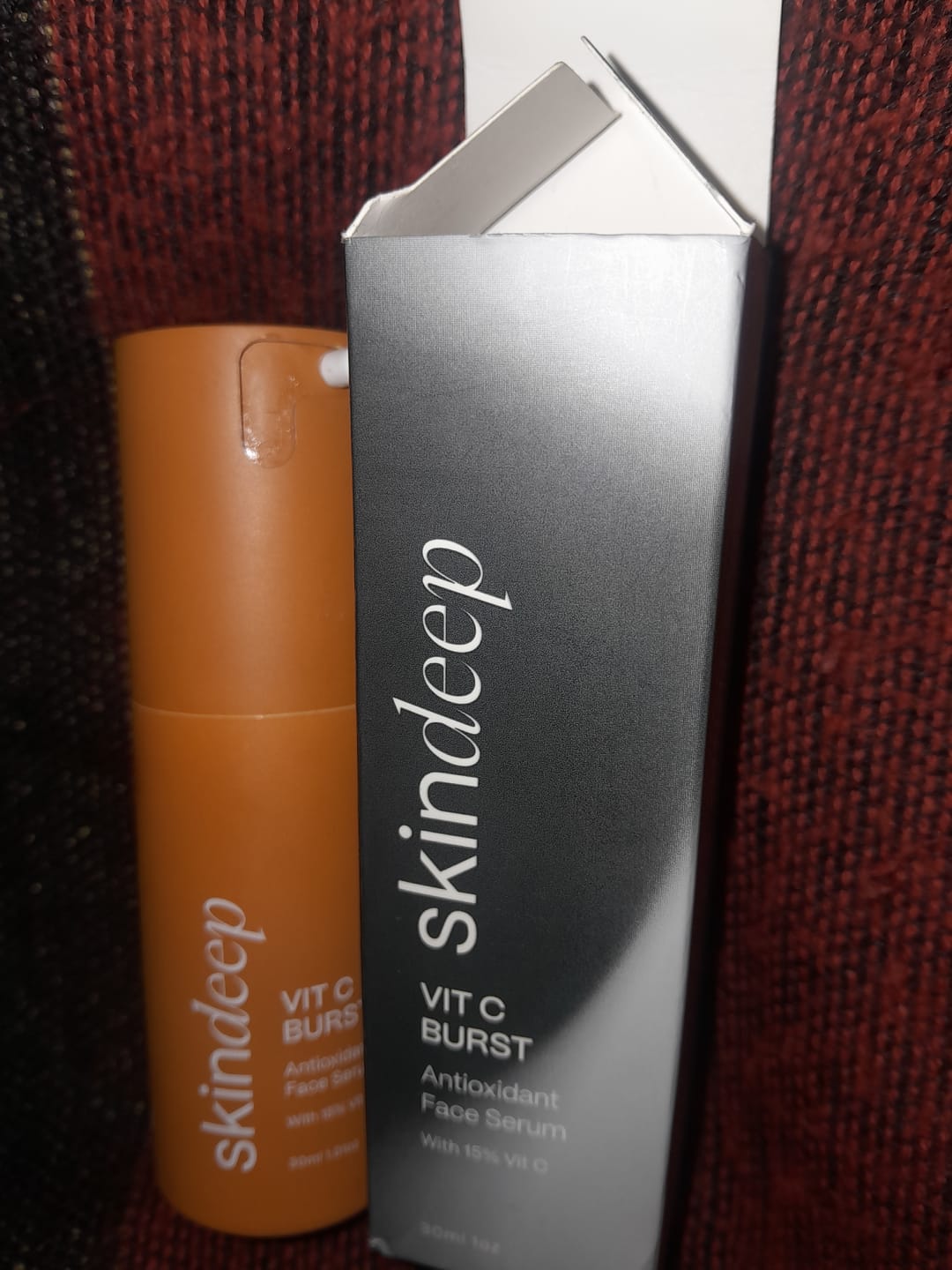 Customer photo review of Vit C BURST - Antioxidant Face Serum