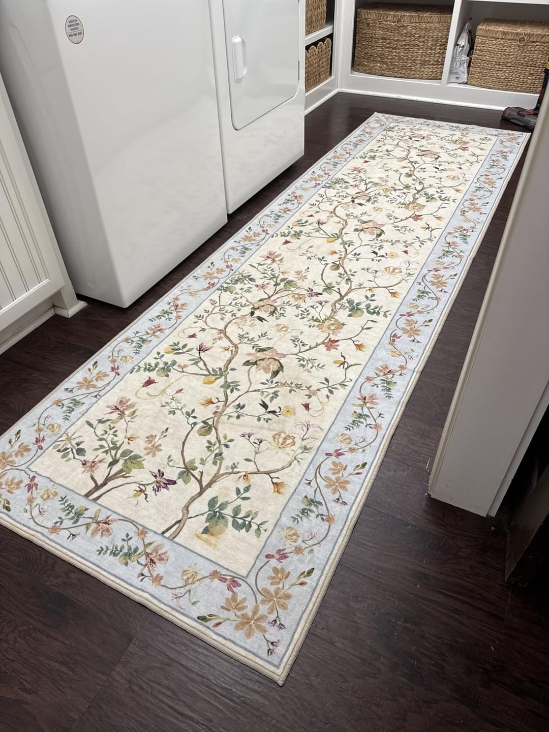 Customer photo review of Floral Vine Rug