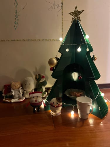 Customer photo review of 樹屋聖誕樹『附贈配件』｜十八紙