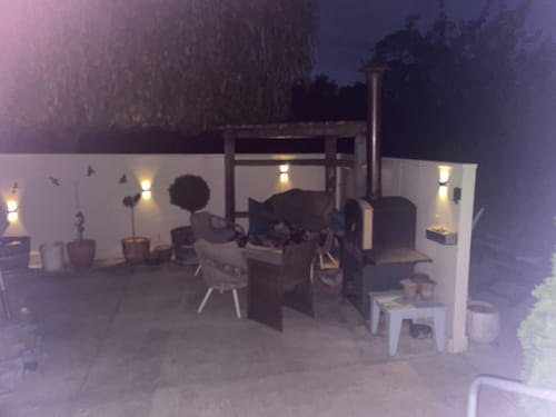 Customer photo review of HikuGlow™ | Solar Wall Light