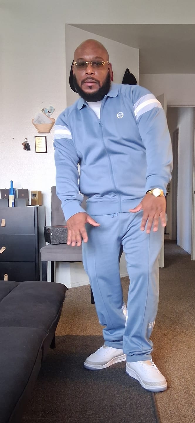Customer photo review of Orion Track Jacket- Heron